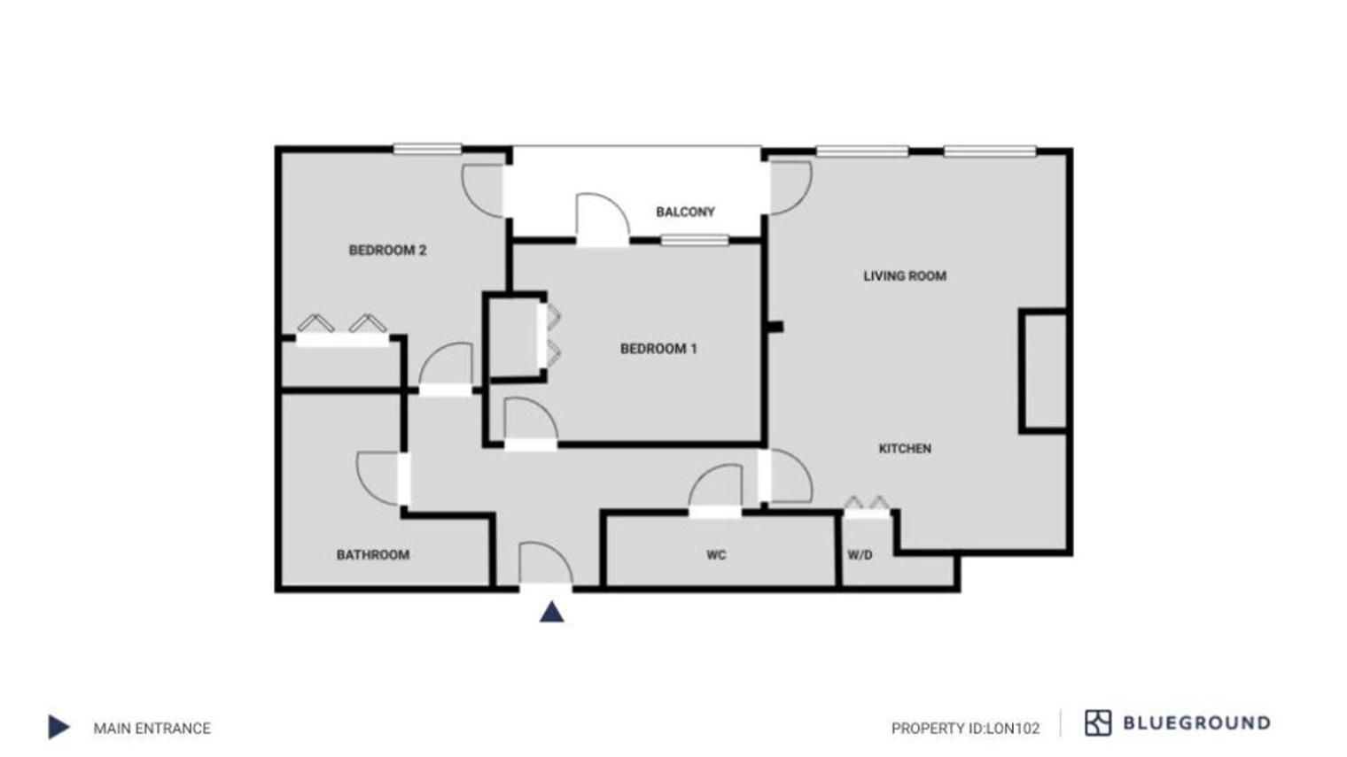 Blueground Waterloo Open Plan Balcony Lon-102